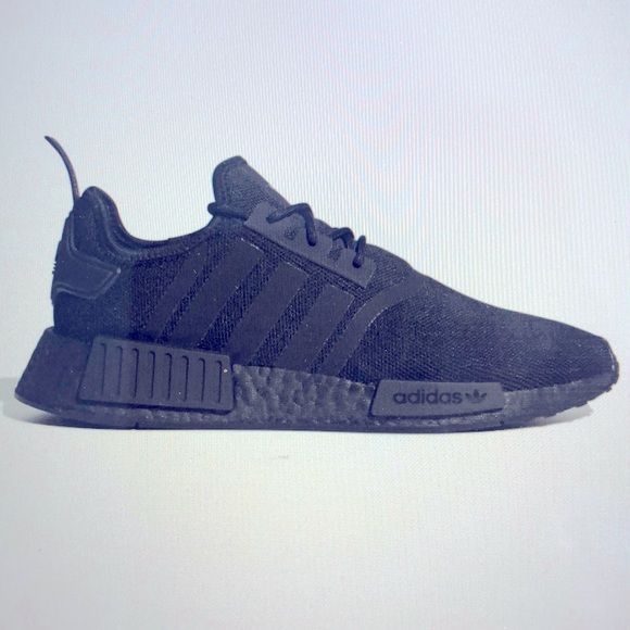 NMD R1 j kids original Adidas sneaker, size 6 1/2, FX8777 all black, new. - Picture 1 of 14